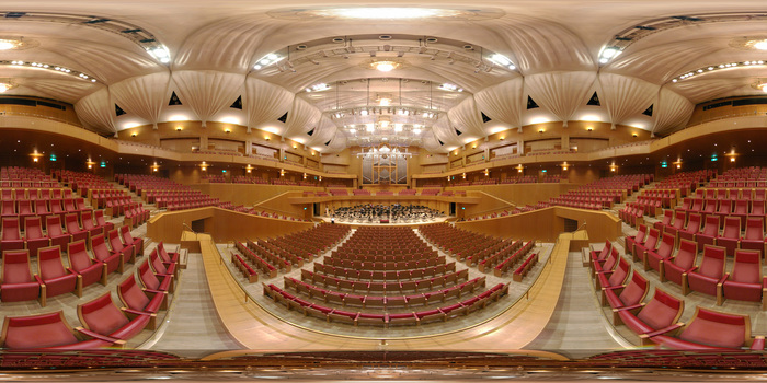 A panoramic scene used for visual attention research